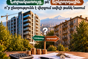 Երևանում բնակարան գնելիս ինչ հաշվել․ նորակառույցի և երկրորդայինի իրական արժեքը