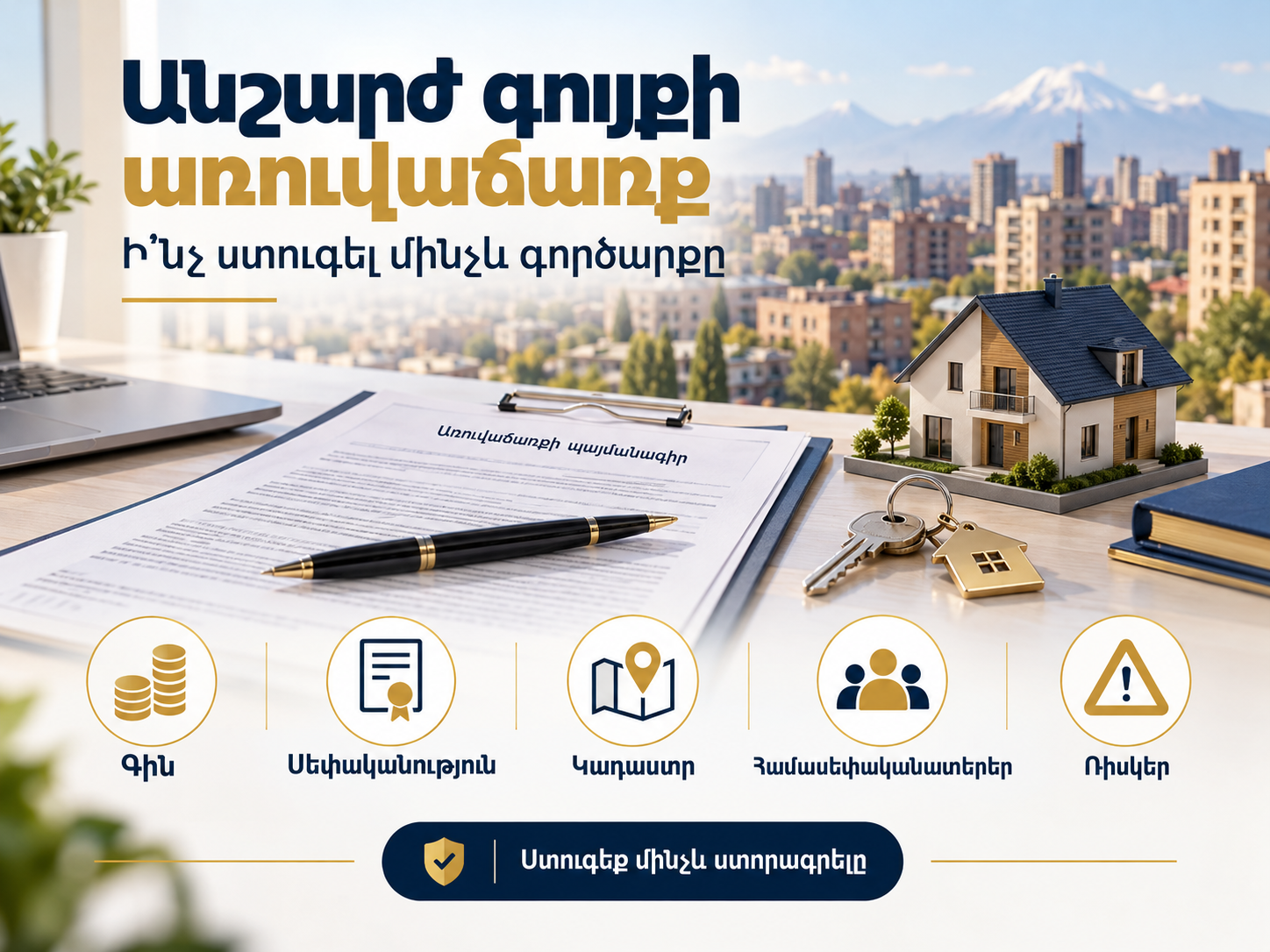 Անշարժ գույք գնելուց առաջ ինչ ստուգել՝ պայմանագրից մինչև կադաստր
