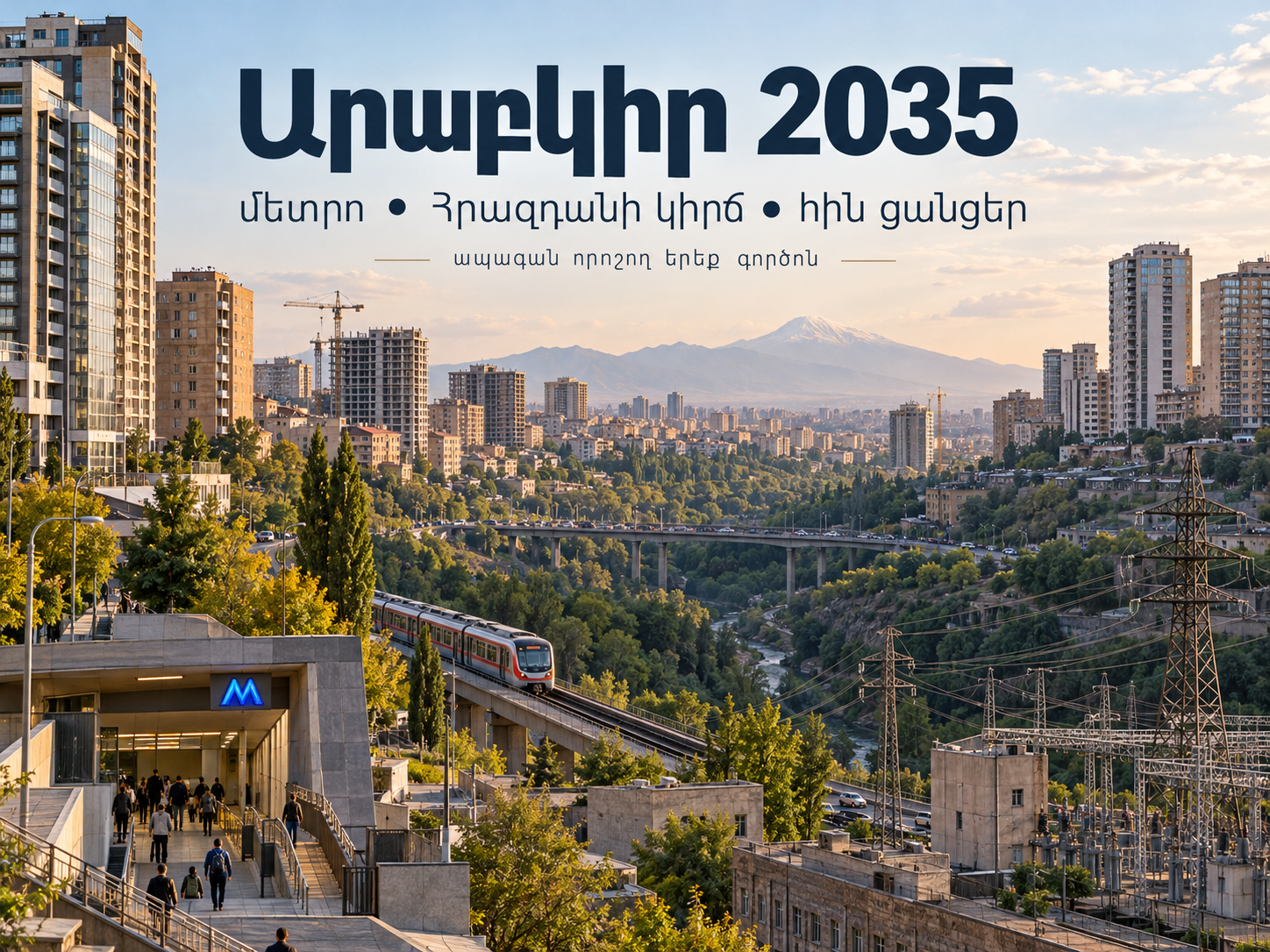 Արաբկիր 2035․ մետրոն, Հրազդանի կիրճը և հին ցանցերը՝ շրջանի ապագայի երեք գործոնը