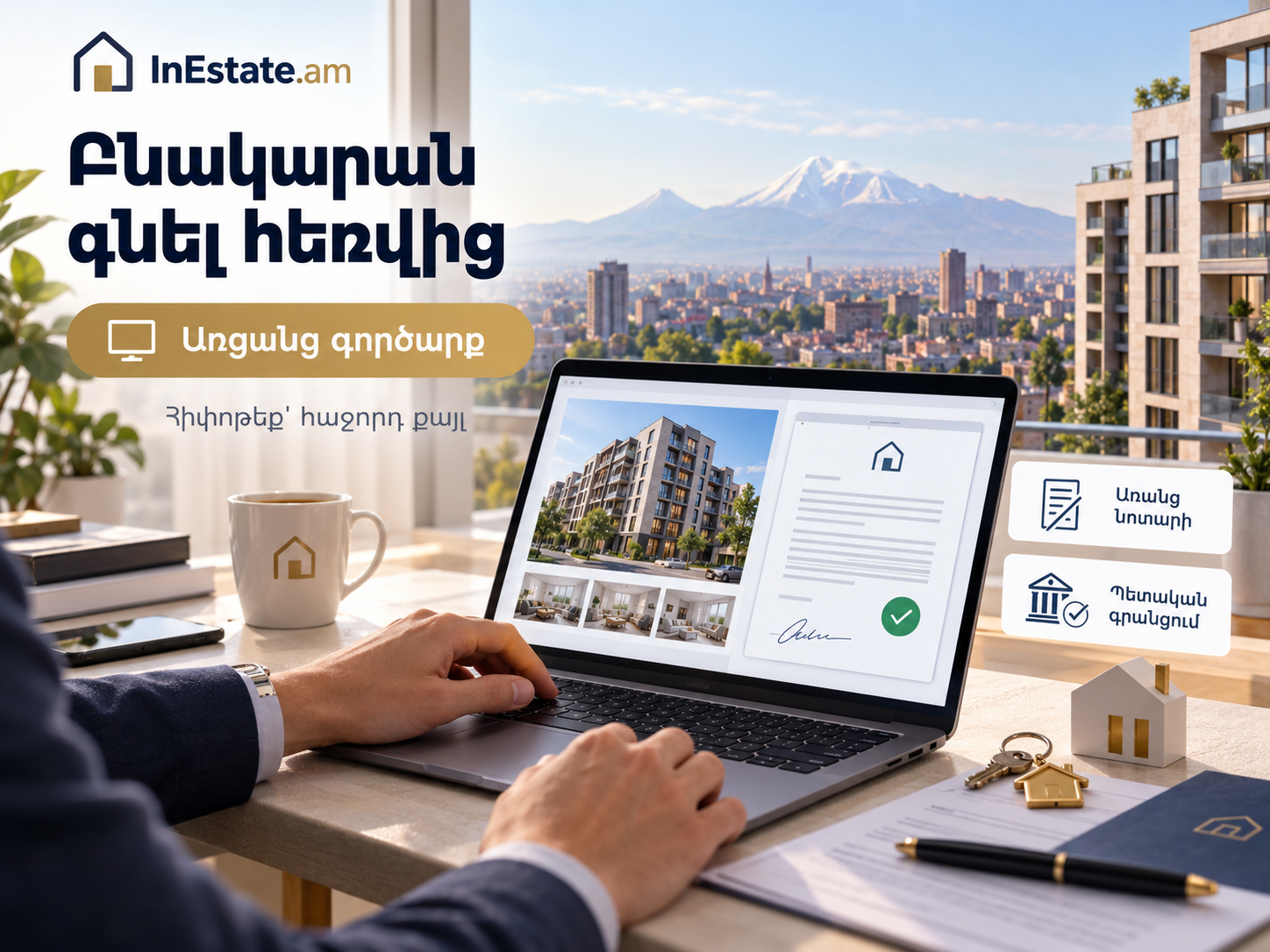Բնակարան գնել հեռվից․ Հայաստանում առցանց գործարքներն արդեն իրականություն են, հիփոթեքը՝ հաջորդ քայլը