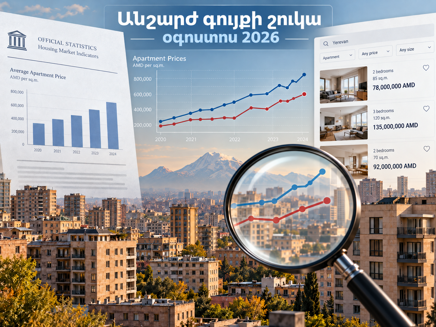 Բնակարանների գները իսկապե՞ս աճել են 23.5%-ով․ ինչ հարցեր են թողնում Կադաստրի օգոստոսյան թվերը